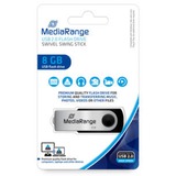 MediaRange USB-stik Sort/Sølv