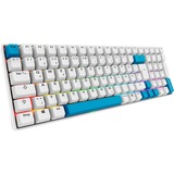 Sharkoon Gaming-tastatur Hvid, DE-layout, Gateron G Pro 3.0 Yellow