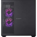 ALTERNATE Gaming PC Sort/gennemsigtig