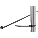 17069 kabelsamler Sort 100 stk, Kabelbindere