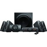 Logitech Z906 500 W Sort 5.1 kanaler, PC-højttaler Sort, 5.1 kanaler, 500 W, Universel, Sort, 1000 W, IR, Detail