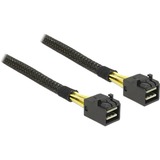 DeLOCK 1m, Mini SAS HD x 4 SFF 8643 Sort, Kabel Sort, Mini SAS HD x 4 SFF 8643, 1 m, Mini SAS HD x 4 36P SFF 8643, Mini SAS HD x 4 36P SFF 8643, Hanstik/Hanstik, Sort