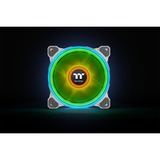Thermaltake Riing Quad 14 RGB Computerkabinet Ventilator 14 cm Hvid, Sag fan Hvid, Ventilator, 14 cm, 500 rpm, 1400 rpm, 26,1 dB, 60,17 kubikfod/min.