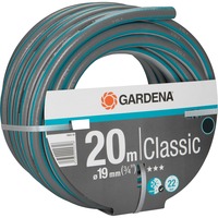 GARDENA 18022-20 haveslange 20 m Over jorden PVC Grå, Orange grå/Turkis, 20 m, Over jorden, Grå, Orange, Kun slange, PVC, 22 bar
