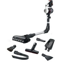 Bosch Unlimited 7 Poseløs Sort, Sølv, Hvid, Skaft støvsuger Hvid/Sort, Poseløs, Sort, Sølv, Hvid, CE, EACEurasian, Morocco, New Singapore Safety Mark, Ukraine, VDE, Dry, Filtrering, Gulvtæppe, Hårdt gulv