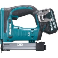 Makita DST221RTJ søm & hæfteklamme pistol Hæftepistol Batteri, Elektris hæftemaskine Blå/Sort, Hæftepistol, Sort, Blå, Sølv, СУ, 1 cm, 1 cm, 2,2 cm