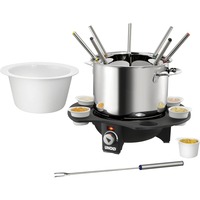 Unold Fondue elegance 0.9L Sølv/Sort, Sort, Sølv
