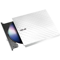 ASUS SDRW-08D2S-U Lite optisk diskdrev DVD±R/RW Hvid, ekstern DVD-brænder højglans hvid, Hvid, Bakke, Vandret, Desktop/notebook, DVD±R/RW, USB 2.0, Detail